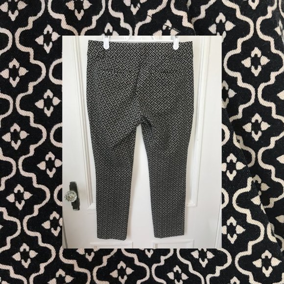 LOFT Ann Taylor Printed Cigarette Trouser - Picture 2 of 4